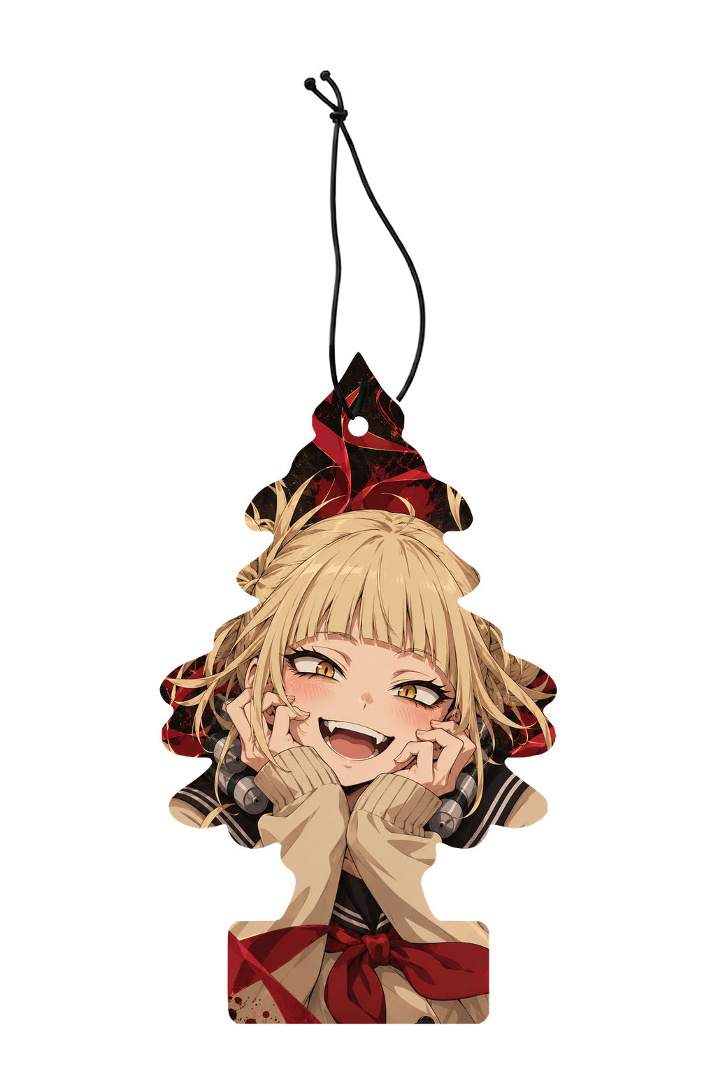 Sent-bon My Hero Academia Himiko Toga — sapin illustré avec ficelle noire