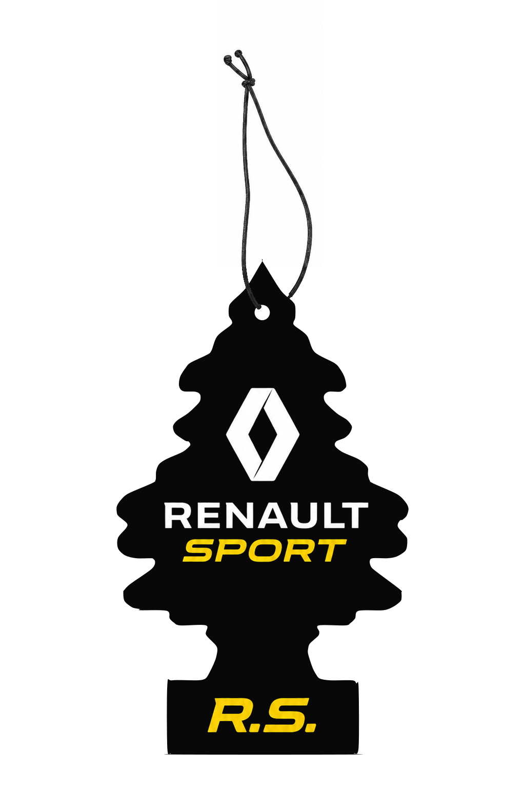Sent-bon Renault Sport — Signature en forme de sapin avec ficelle