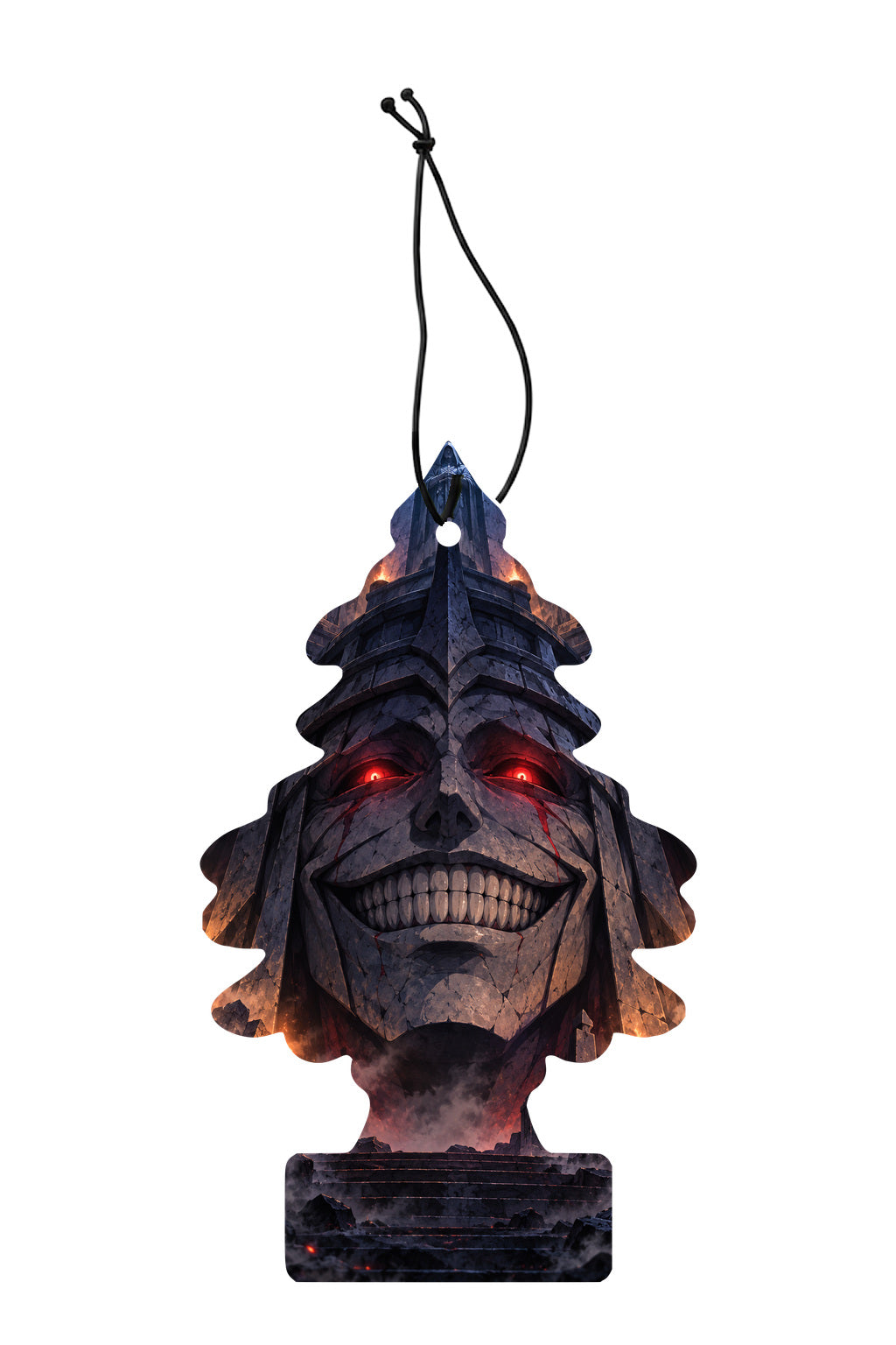 Sent-bon Solo Leveling — La statue du dieu, sapin illustré avec ficelle noire