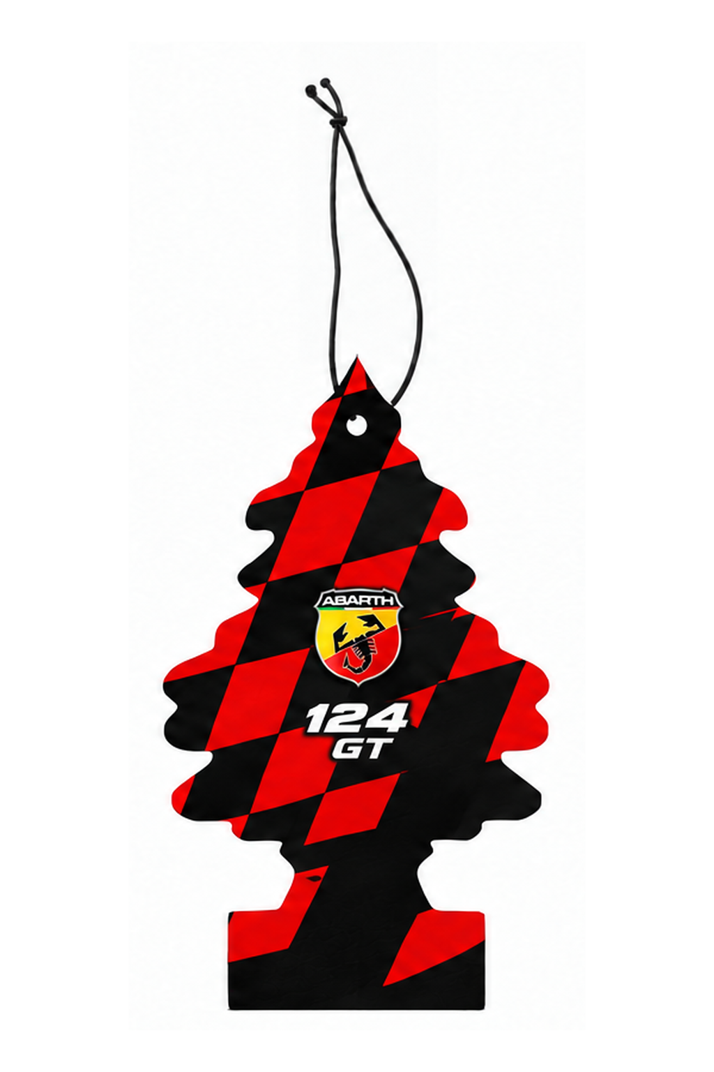 Sent-bon Abarth 124 GT — Damier rouge