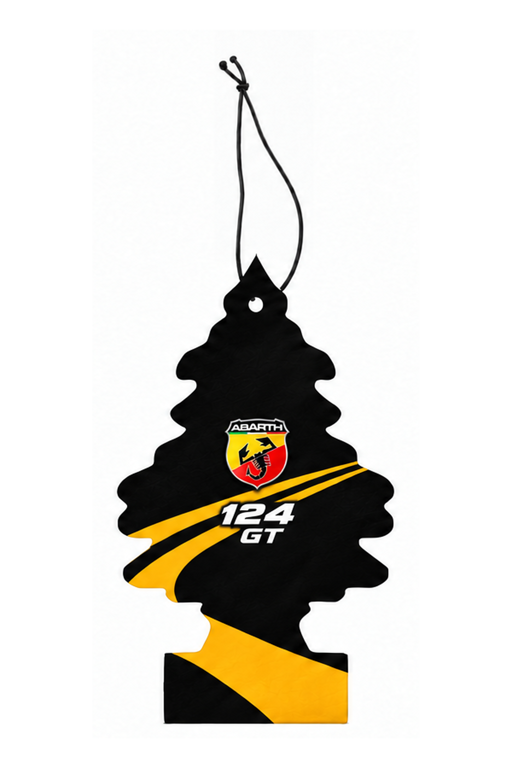 Sent-bon Abarth 124 GT — Virage jaune