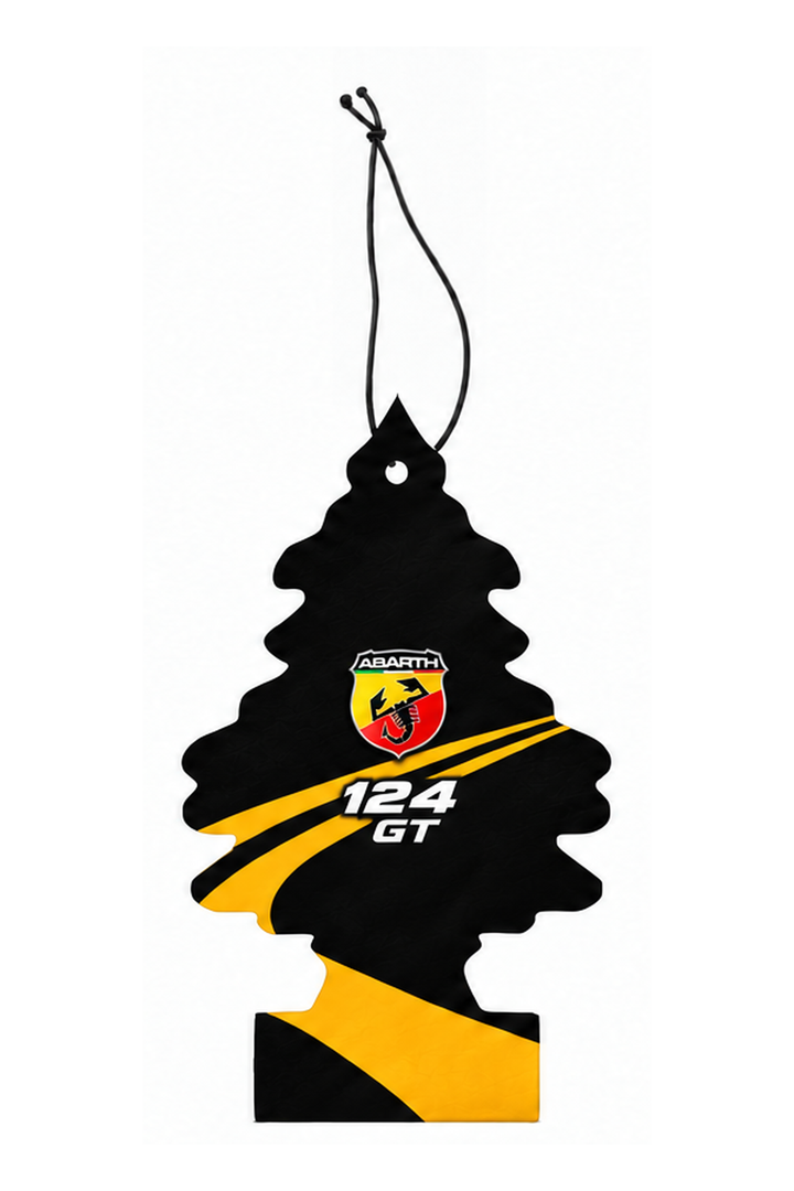 Sent-bon Abarth 124 GT — Virage jaune