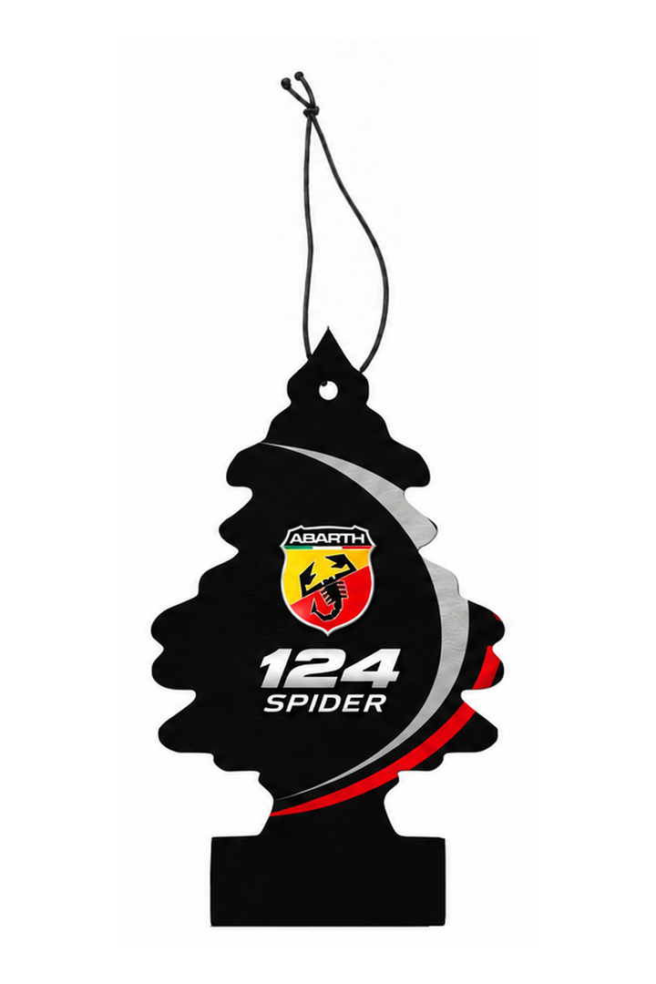 Sent-bon Abarth 124 Spider — Courbes argentées
