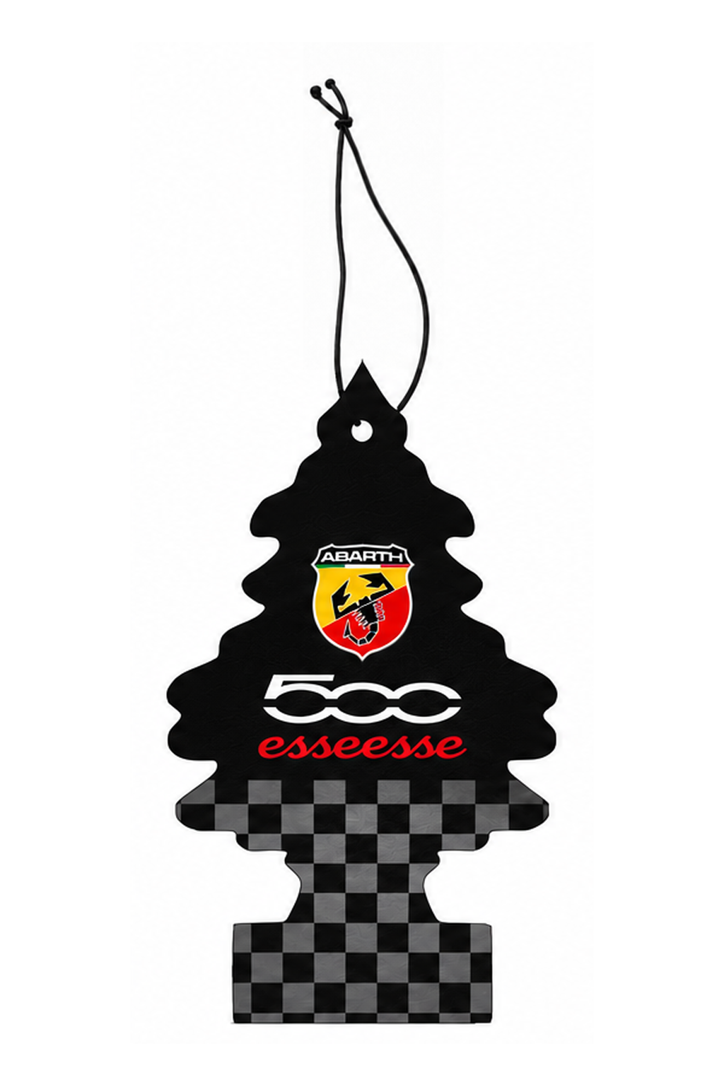 Sent-bon Abarth 500 Esseesse — Damier noir