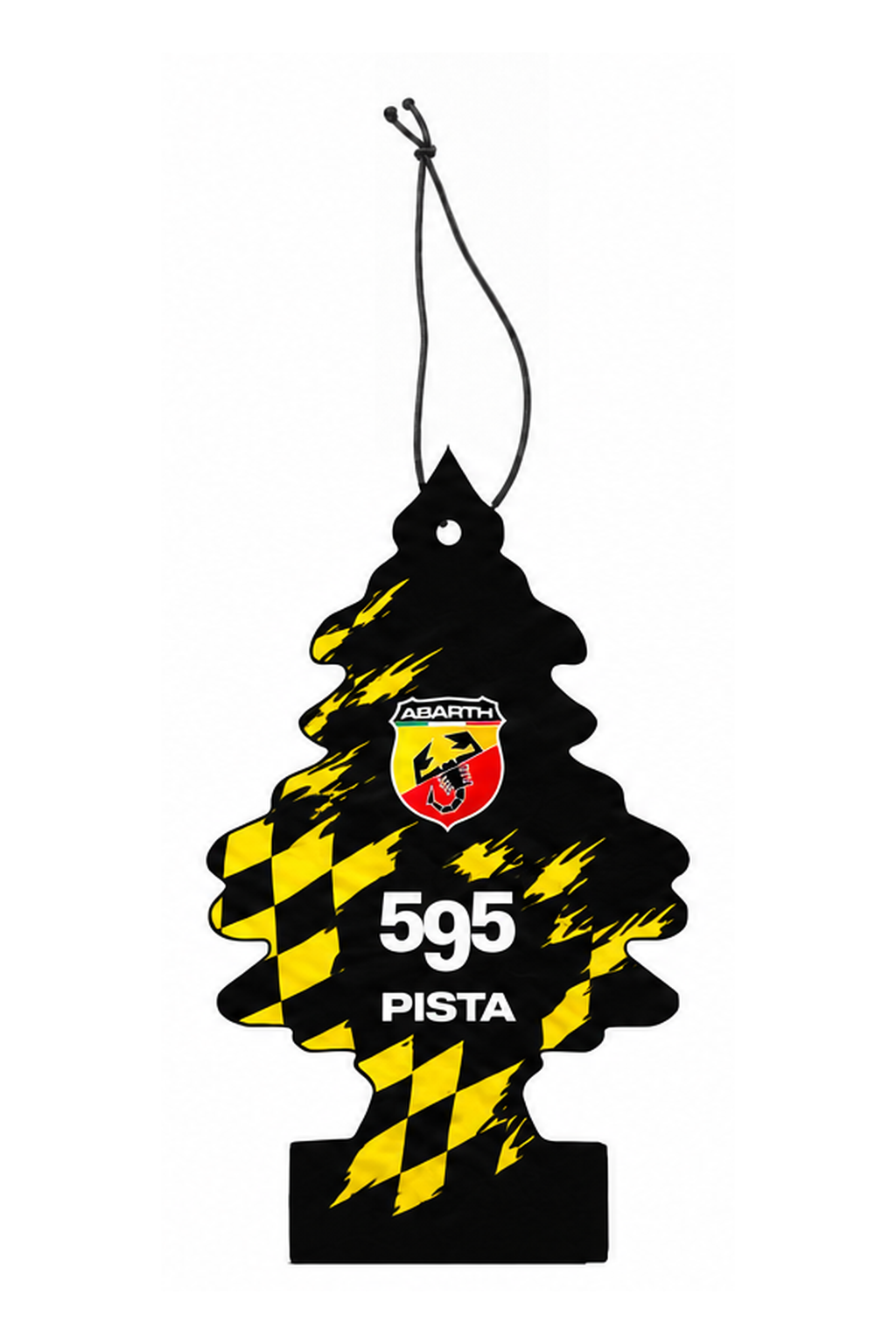 Sent-bon Abarth 595 Pista — Damier jaune