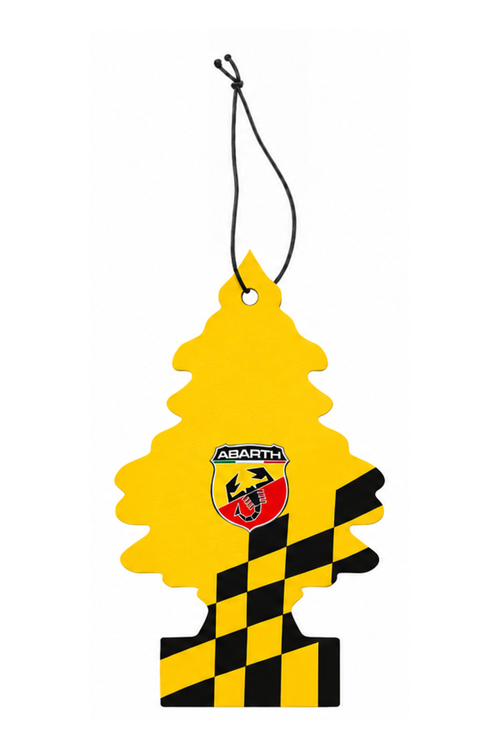 Sent-bon Abarth Signature — Damier jaune