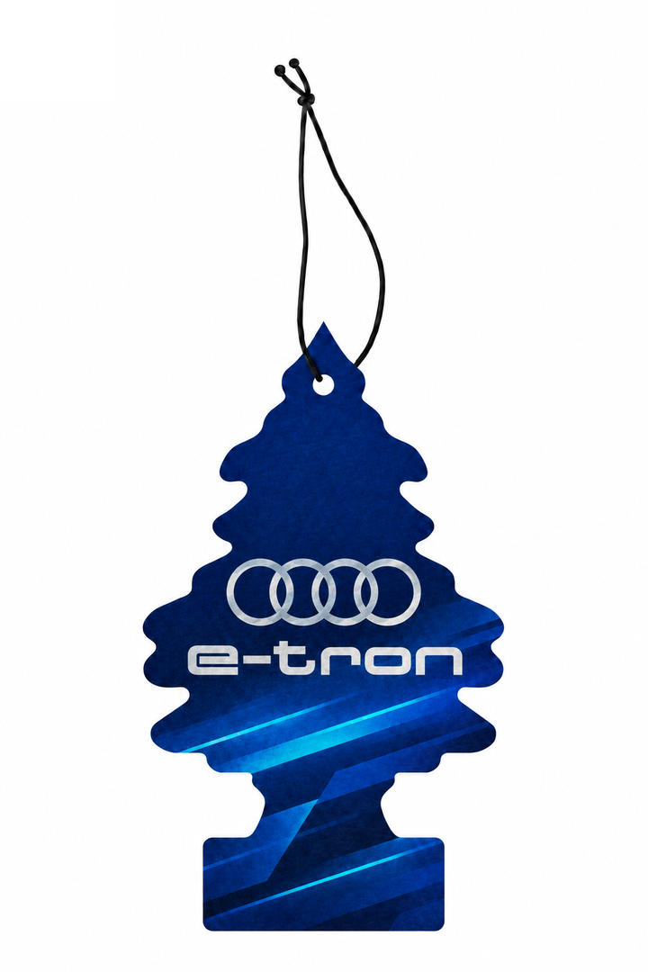 Sent-bon Audi e-tron — Bleu électrique