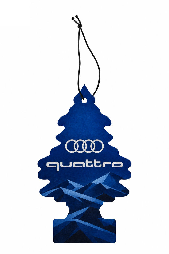 Sent-bon Audi quattro — Alpin bleu