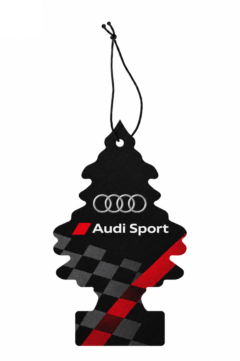 Sent-bon Audi Sport — Damier course avec ficelle