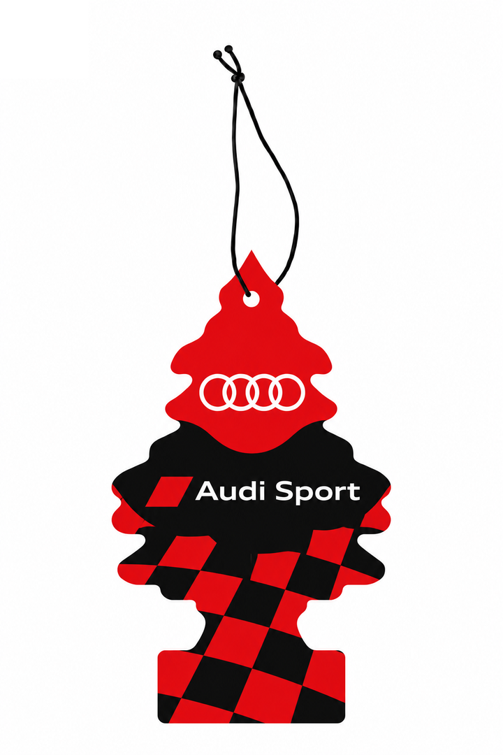 Sent-bon Audi Sport — Damier rouge
