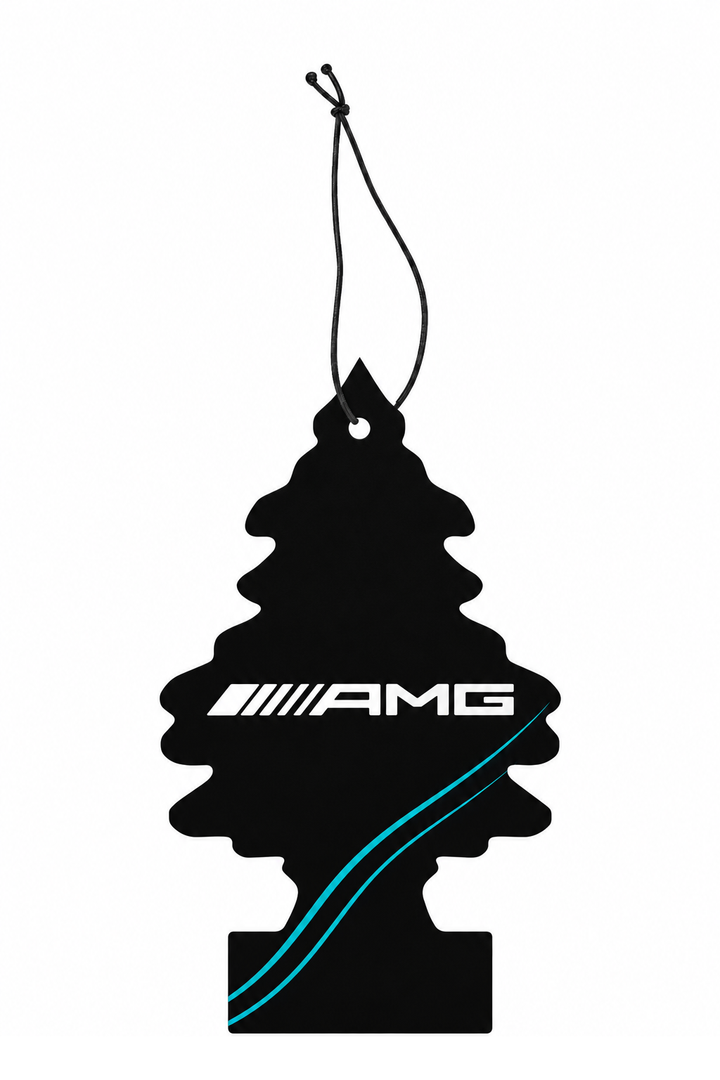 Sent-bon Mercedes AMG — Virage turquoise