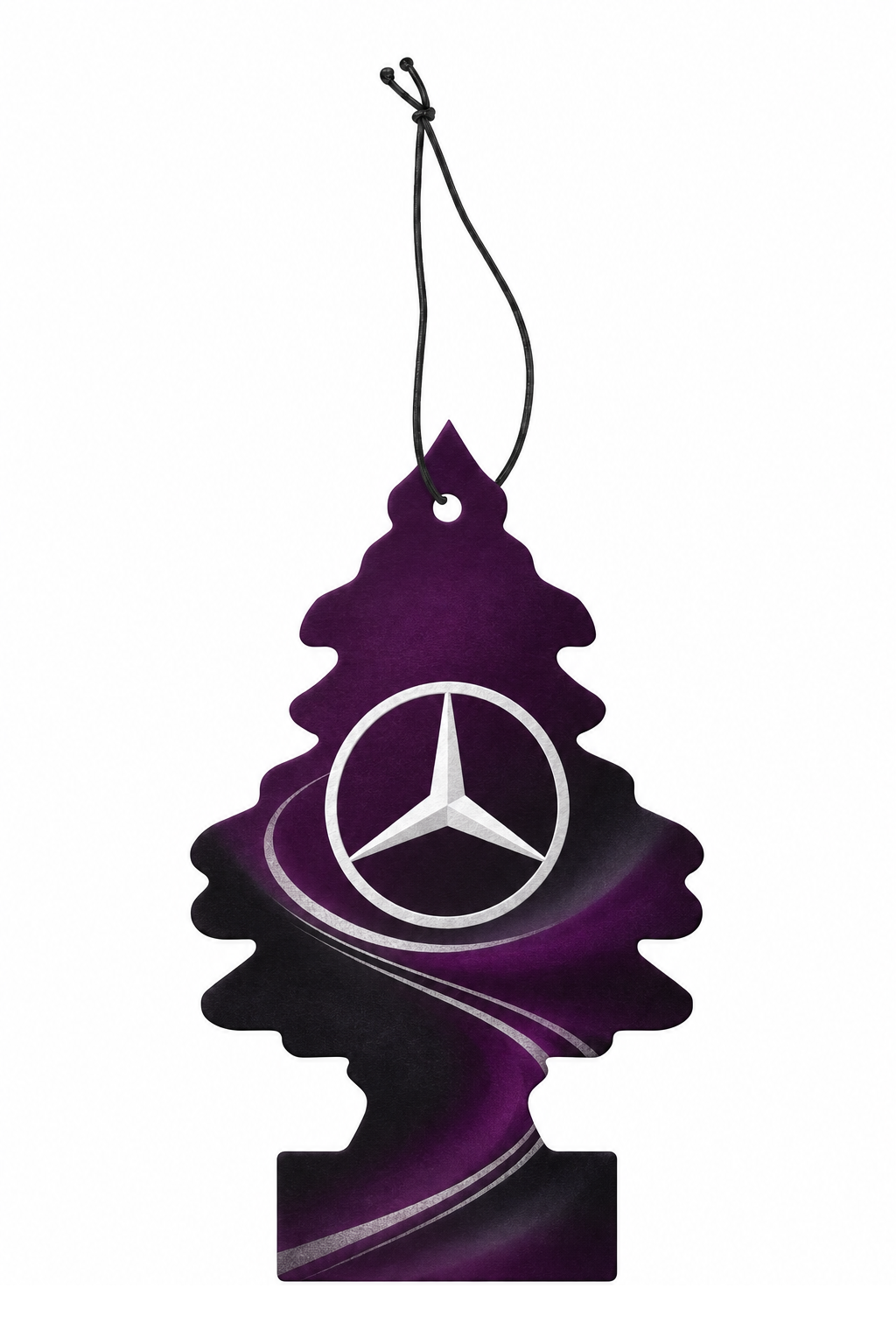 Sent-bon Mercedes Signature — Aubergine argent