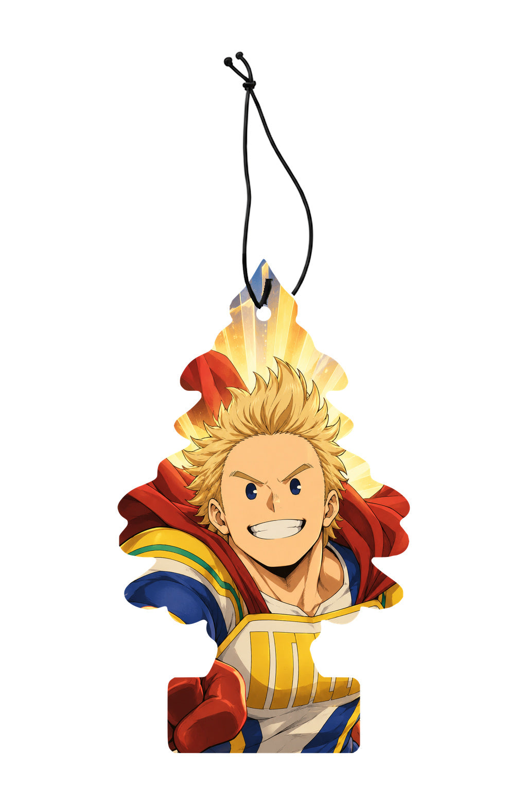 Sent-bon My Hero Academia Mirio Togata — sapin illustré avec ficelle noire