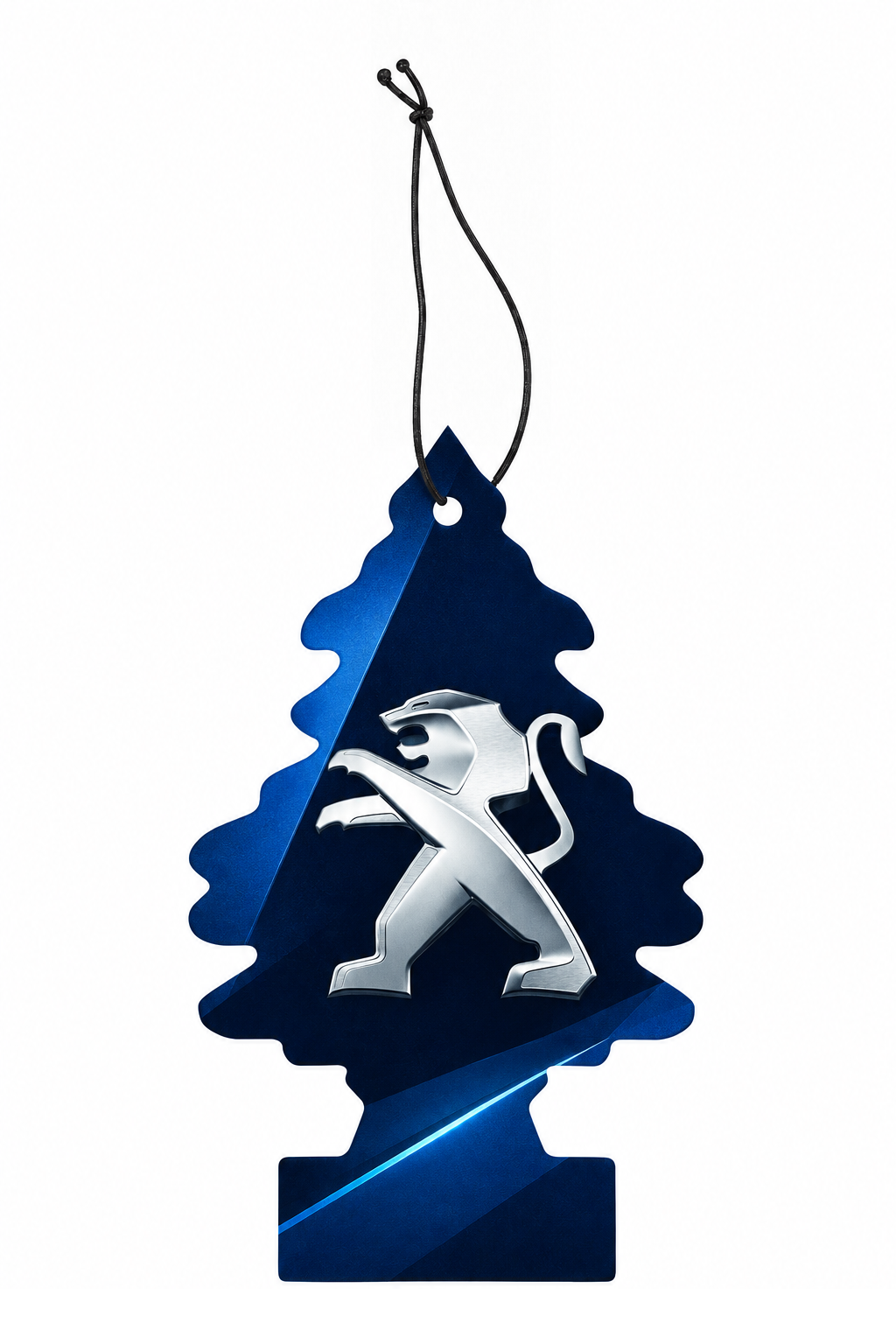 Sent-bon Peugeot Lion debout — Bleu minuit
