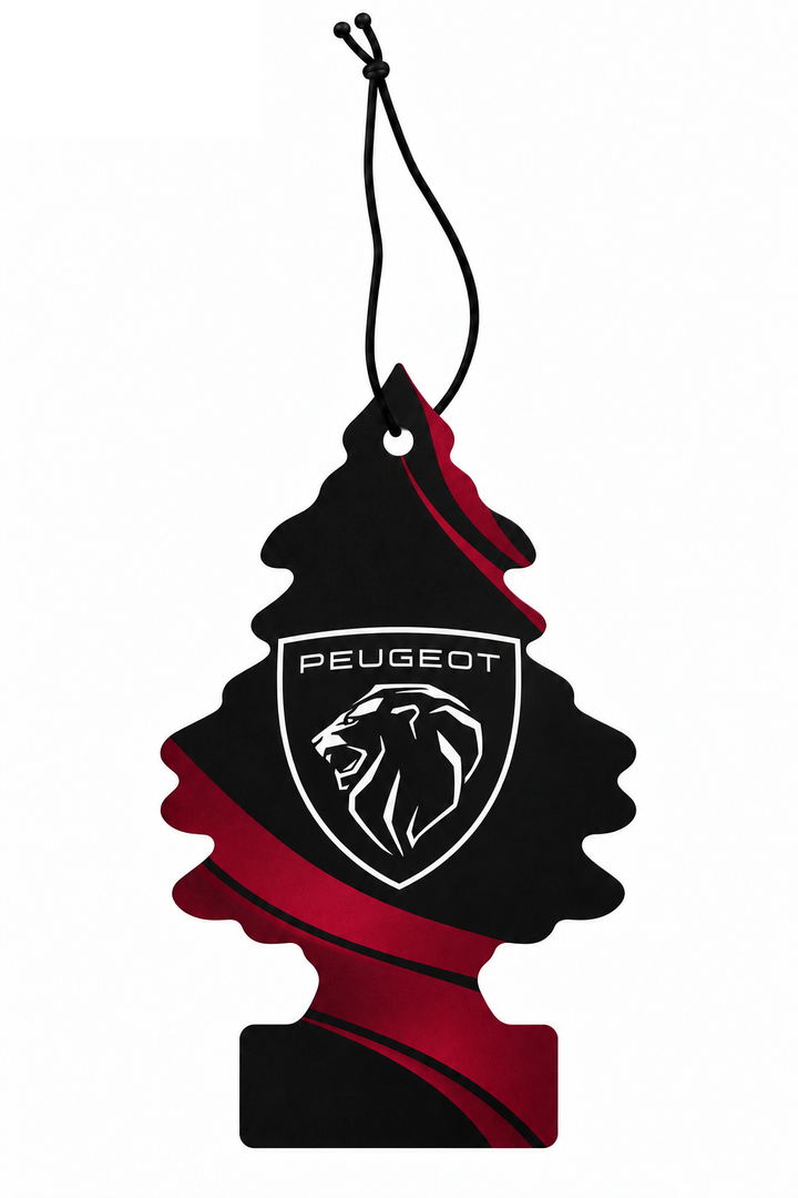 Sent-bon Peugeot — Ruban bordeaux
