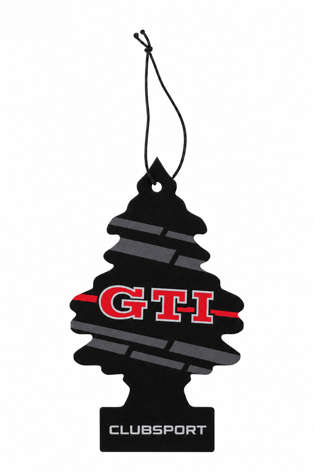 Sent-bon Volkswagen GTI Clubsport — Lignes grises en forme de sapin avec ficelle