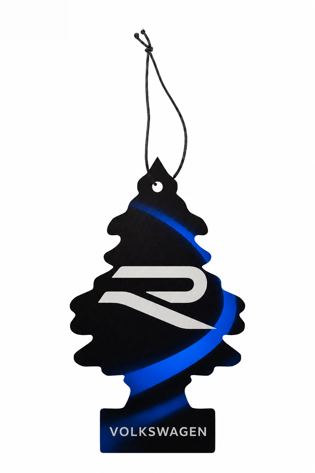Sent-bon Volkswagen R — Vague bleue en forme de sapin avec ficelle